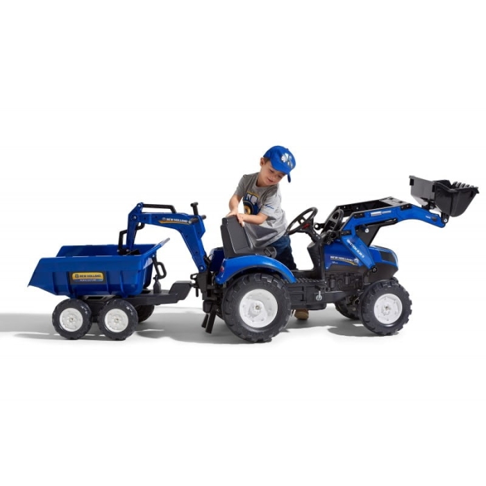 FALK Traktor New Holland z Maxi Przyczepą i Łyżką od 3 lat