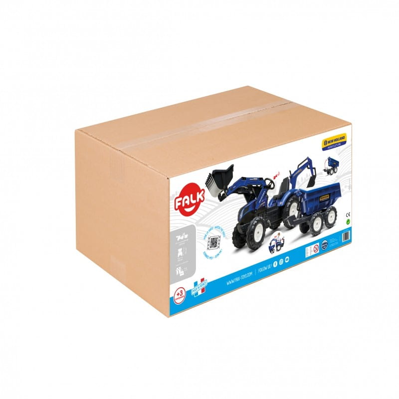 FALK Traktor New Holland z Maxi Przyczepą i Łyżką od 3 lat