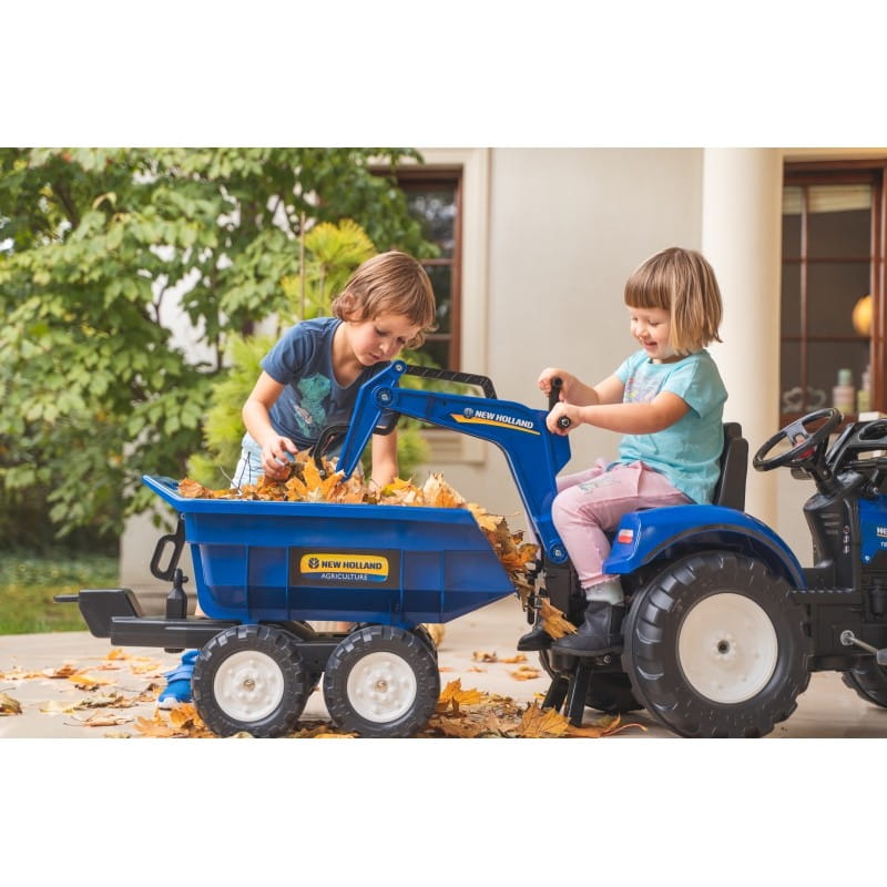 FALK Traktor New Holland z Maxi Przyczepą i Łyżką od 3 lat