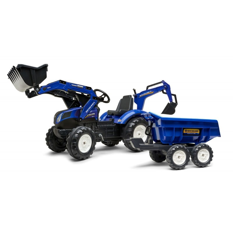 FALK Traktor New Holland z Maxi Przyczepą i Łyżką od 3 lat