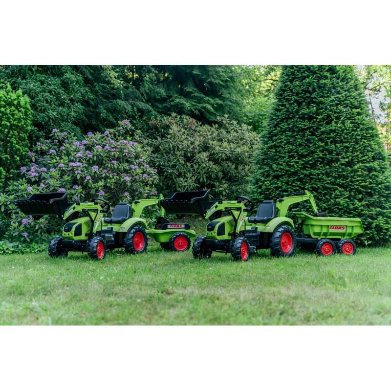 FALK Traktor CLAAS ARION z Przyczepą Maxi i Łyżką