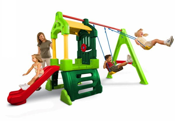 Little Tikes Plac Zabaw Clubhouse Zjeżdżalnia Huśtawka