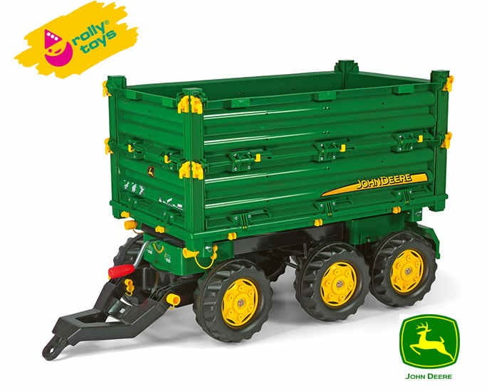 Rolly Toys Przyczepa Wywrotka Rolly Multi John Deere 3 osiowa