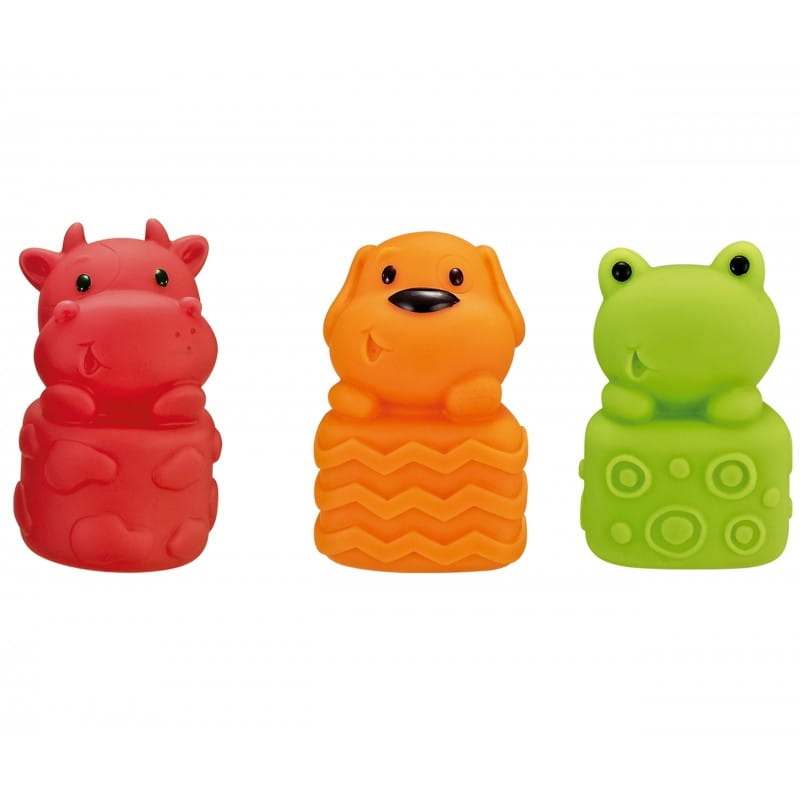 WOOPIE BABY Zwierzątka Sensoryczne Miękkie Zestaw 6 szt