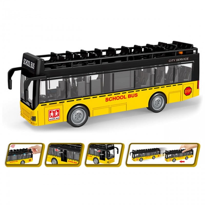 WOOPIE Autobus ze Światłami i Otwieranymi Drzwiami