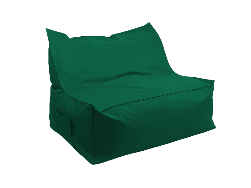 NC587 Kanapa pufa z oparciem bottle green bok.png