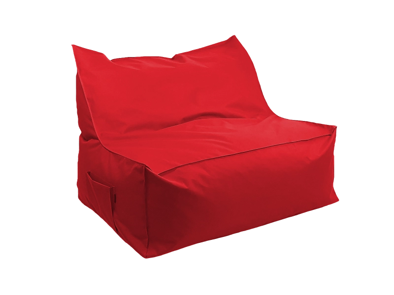 NC587 Kanapa pufa z oparciem light red bok.png