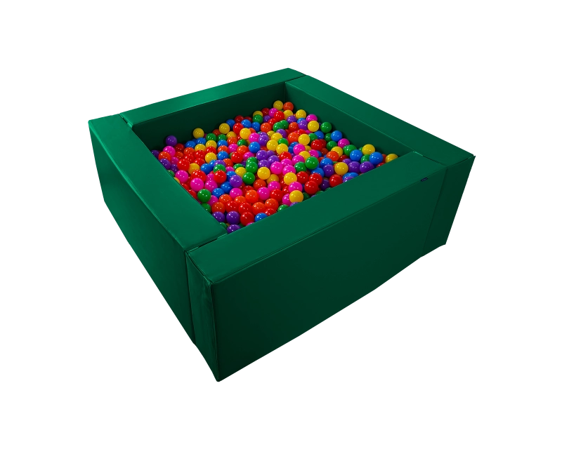 Basen kwadrat. z piłeczkami kodura 63 bottle green.png