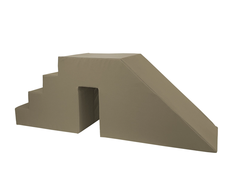 NC228_K, NC344_K Schody ze zjeżdżalnią khaki 1.png