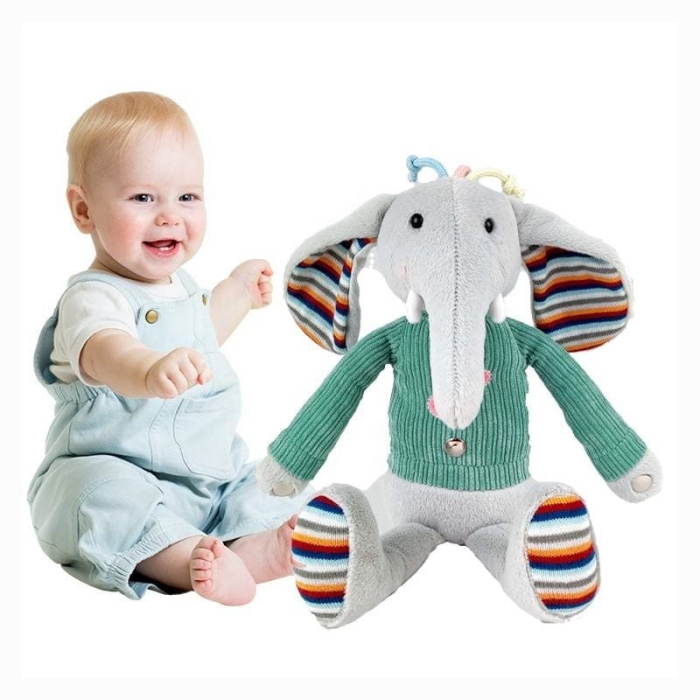 WOOPIE BABY Interaktywny Słonik Przytulanka z Dźwiękiem i Światłem