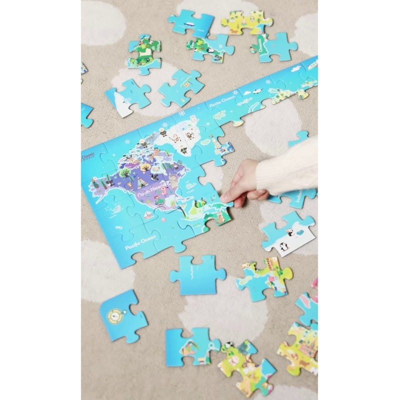 Classic World Puzzle Mapa Świata