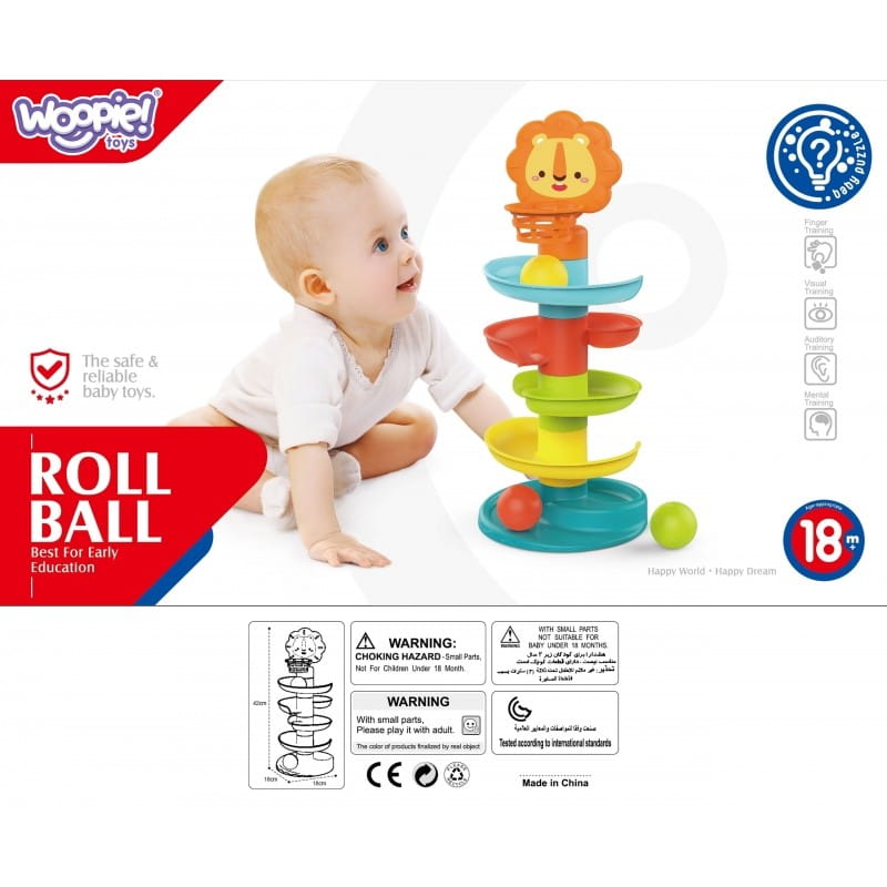 WOOPIE BABY Tor Zjeżdzalnia Kulek Wieża z Piłeczkami Kulodrom