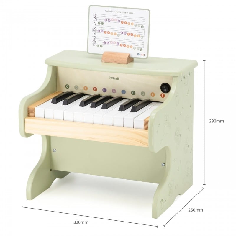 Viga Pianino Zielone Nauka Gry