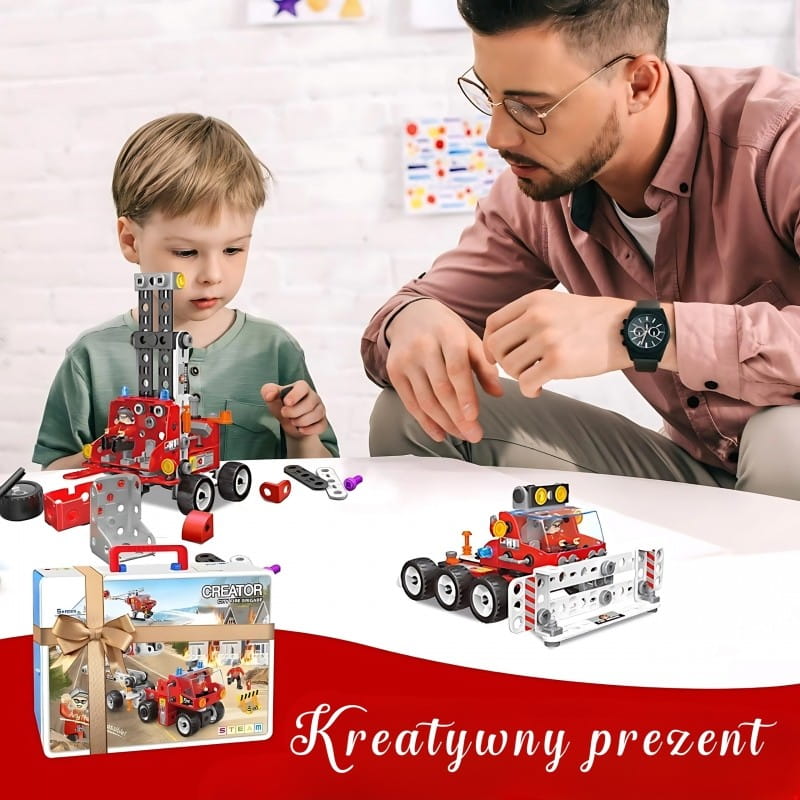 WOOPIE Zestaw Konstrukcyjny Creator City Fire Brigade