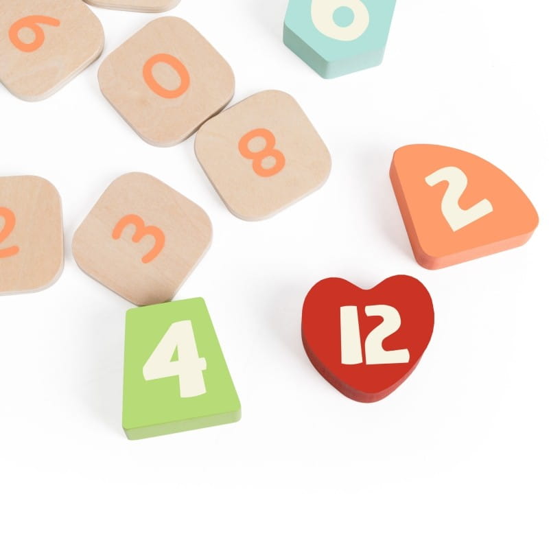 CLASSIC WORLD Zegar Miś Montessori Edukacyjny 3w1 Nauka Czasu Liczenia i Daty