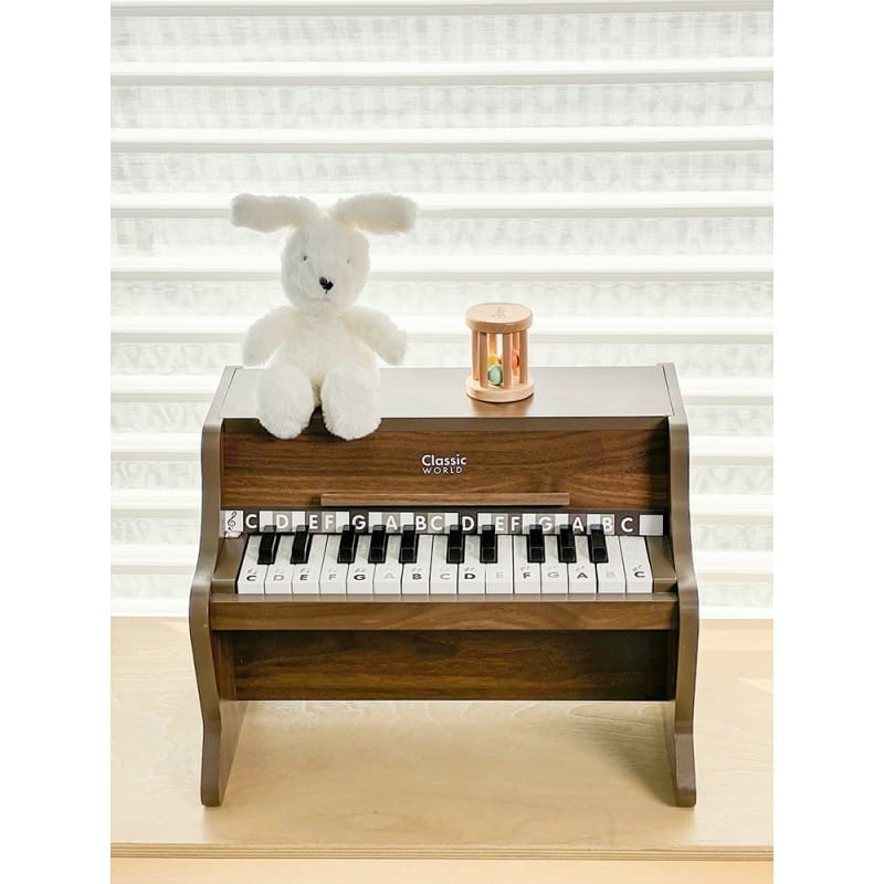 CLASSIC WORLD Drewniane Pianino Klasyczne + Książeczka do Nauki