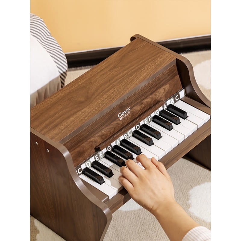 CLASSIC WORLD Drewniane Pianino Klasyczne + Książeczka do Nauki