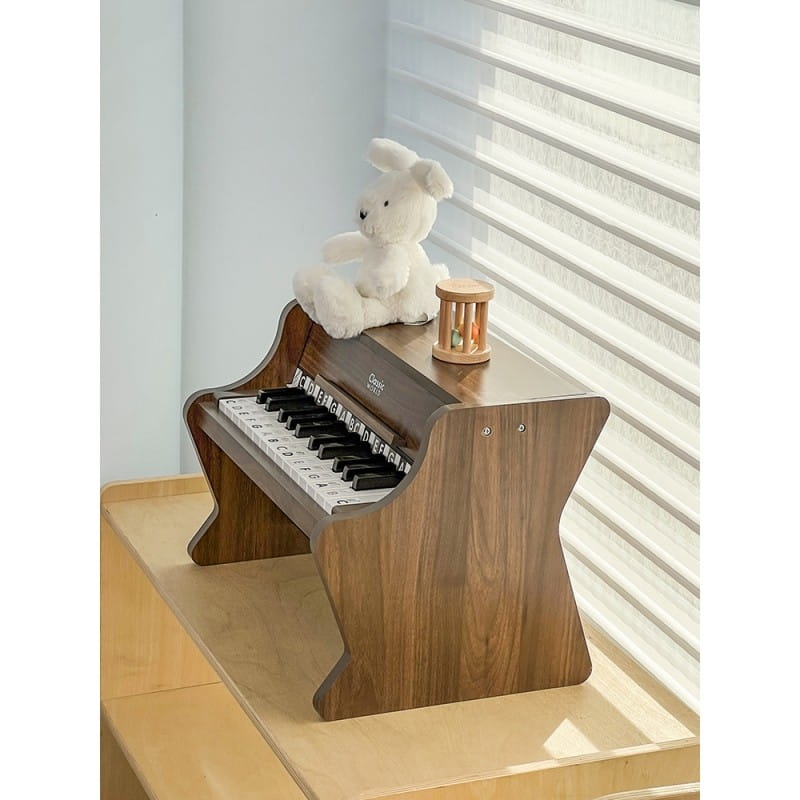 CLASSIC WORLD Drewniane Pianino Klasyczne + Książeczka do Nauki