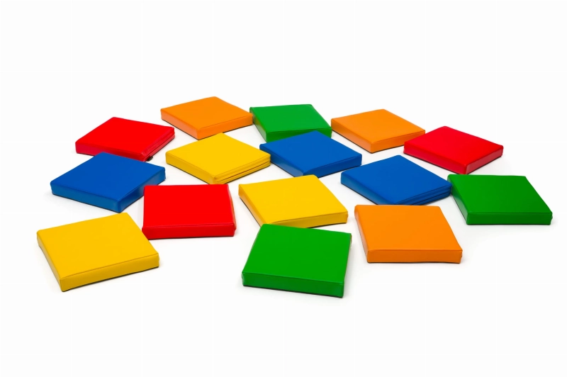 siedziska piankowe dla dzieci 30x30x5 zestaw 25 sztuk przedszkole szkola