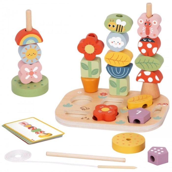 TOOKY TOY Box Edukacyjny 5 w1 Magiczny Ogród Montessori