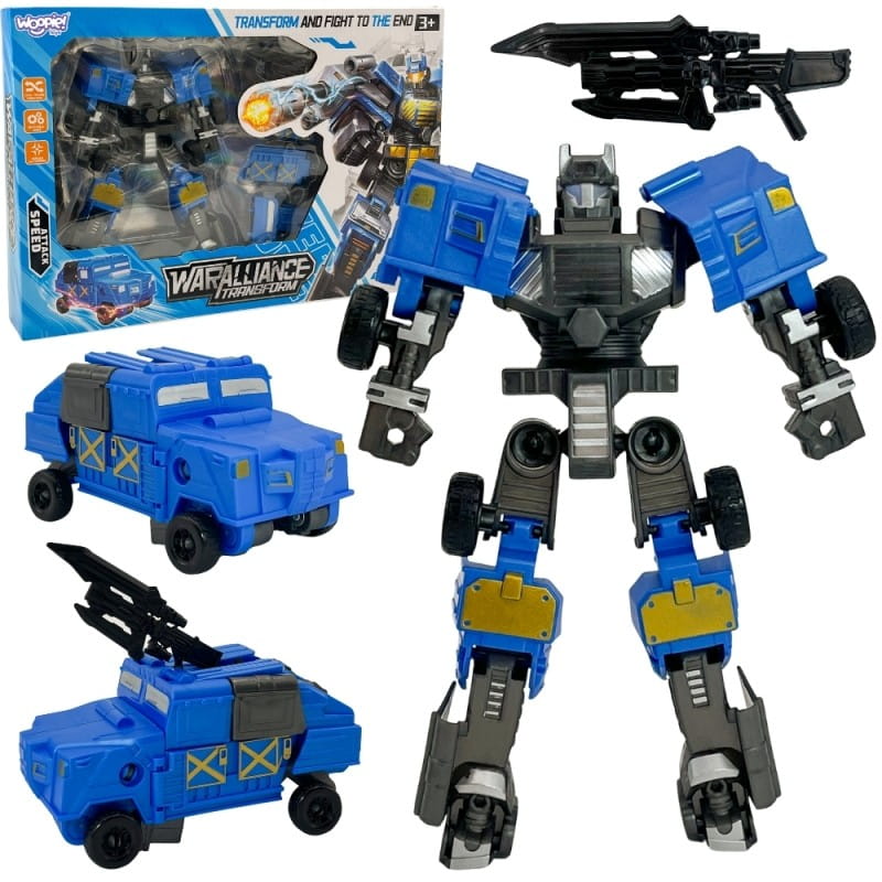 WOOPIE Robot Transformujący 2w1 Pojazd Bojowy