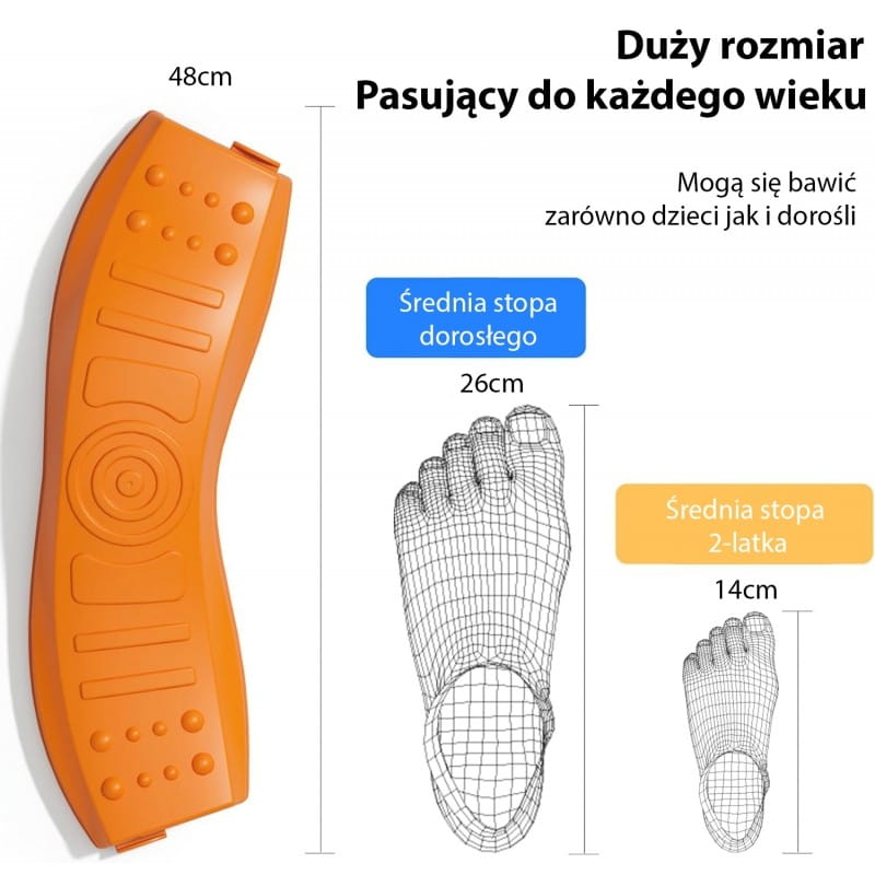 WOOPIE Równoważnia Modułowa Tor Ścieżka Sensoryczna Okrąg
