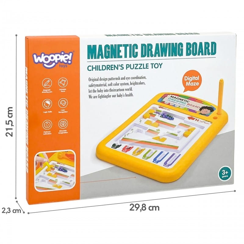 WOOPIE Tablica Magnetyczna Montessori Do Rysowania