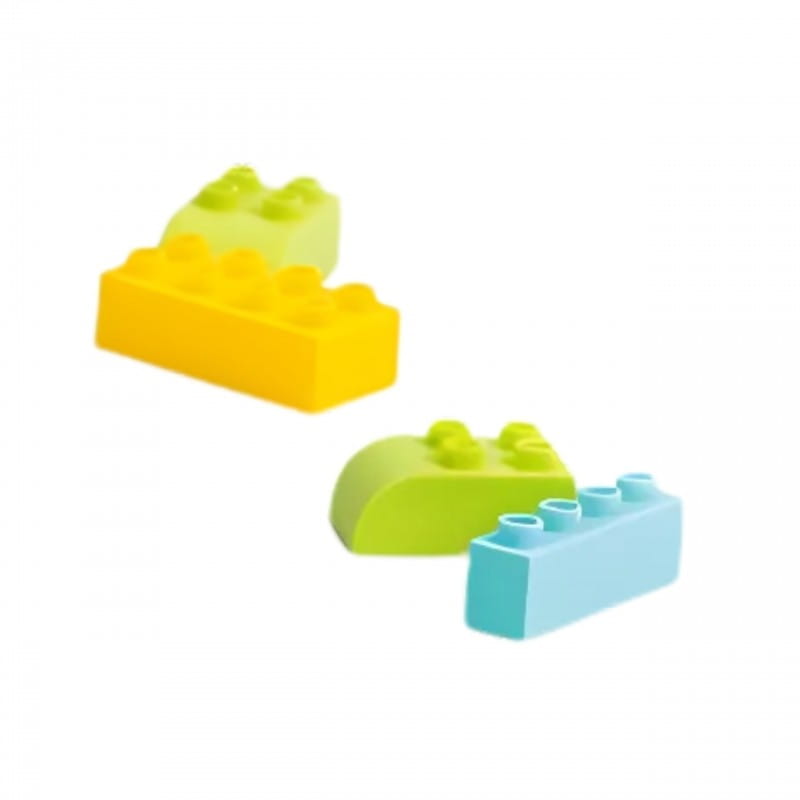 WOOPIE Klocki Soft Blocks Zestaw 99 Elementów w Pudełku