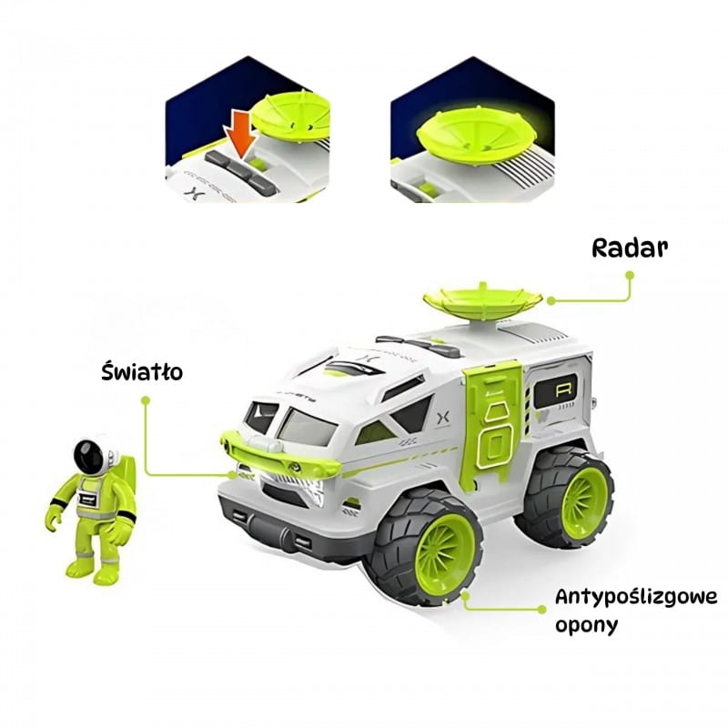 WOOPIE Interaktywny Duży Łazik Kosmiczny Space Set
