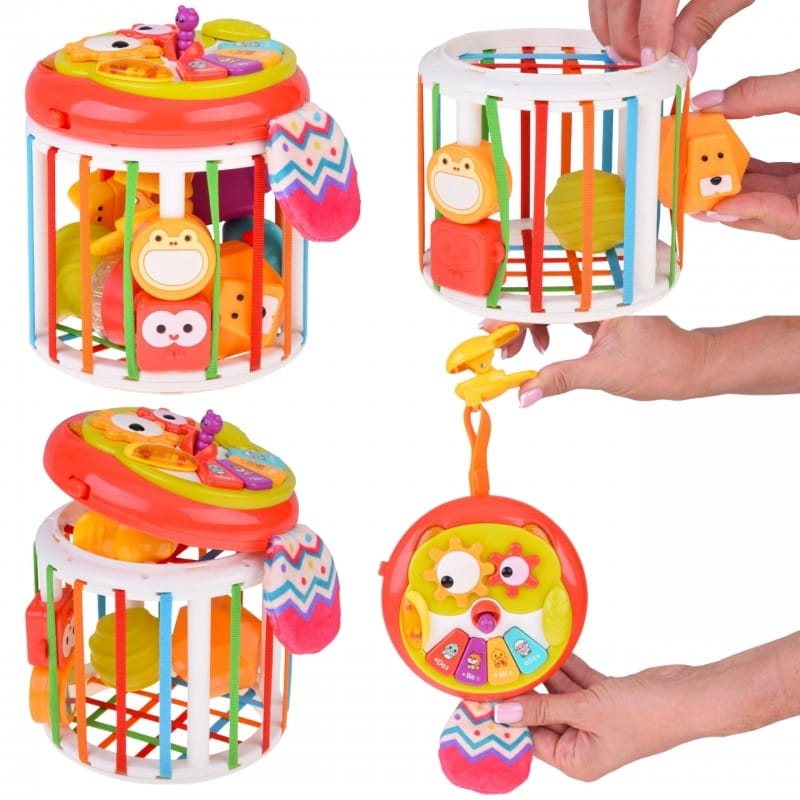 WOOPIE BABY Walec Kostka Sensoryczna Interaktywny Bębenek