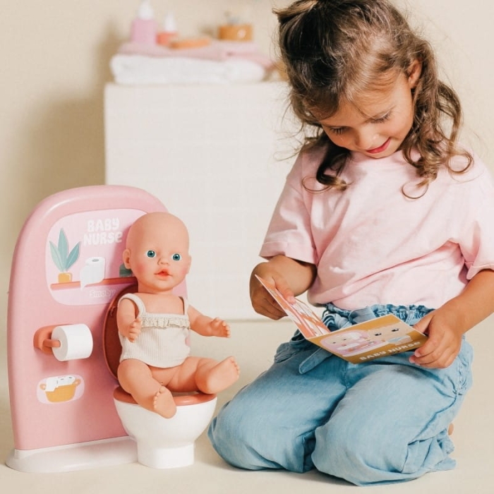 SMOBY Baby Nurse - Dwustronna toaleta Dla lalki 42 cm