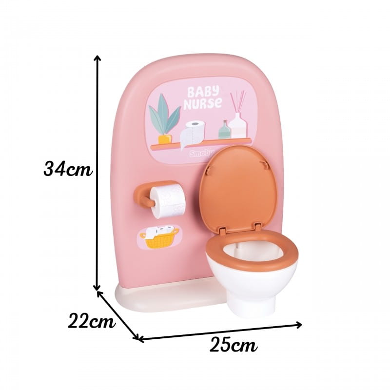 SMOBY Baby Nurse - Dwustronna toaleta Dla lalki 42 cm