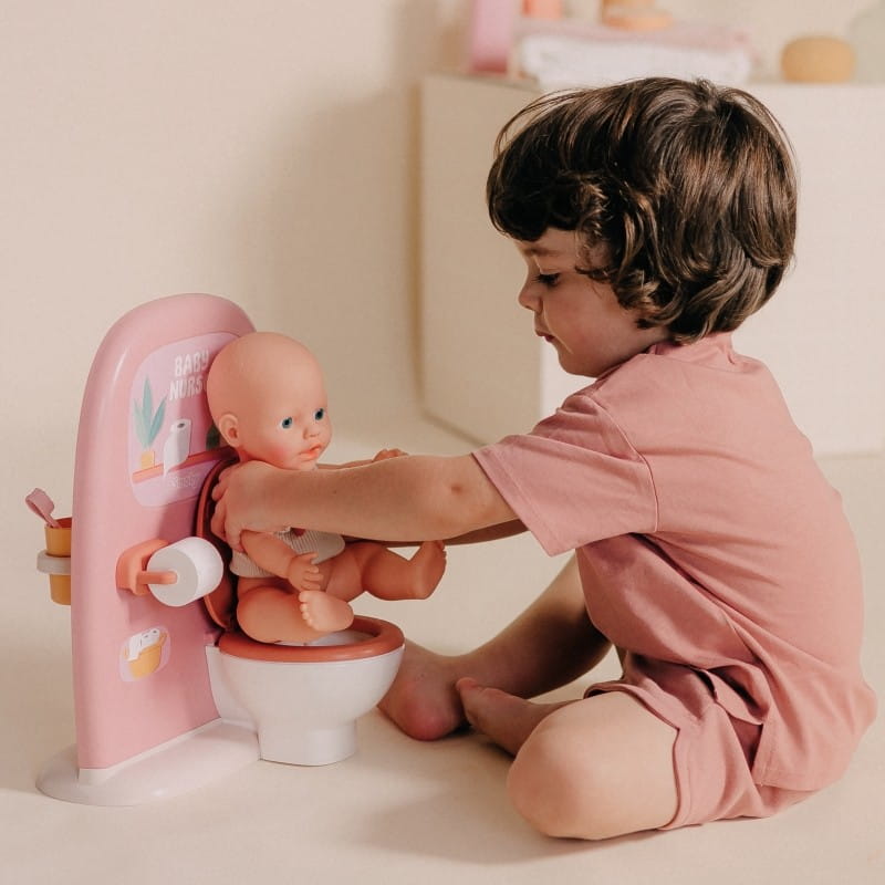 SMOBY Baby Nurse - Dwustronna toaleta Dla lalki 42 cm