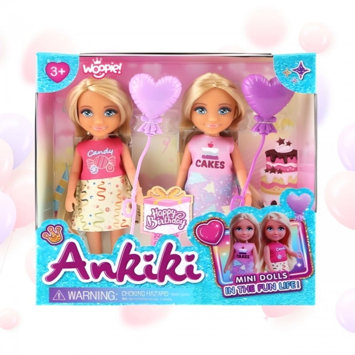 WOOPIE ROYAL Zestaw Urodzinowy Dwóch Laleczek - Candy i Cakes