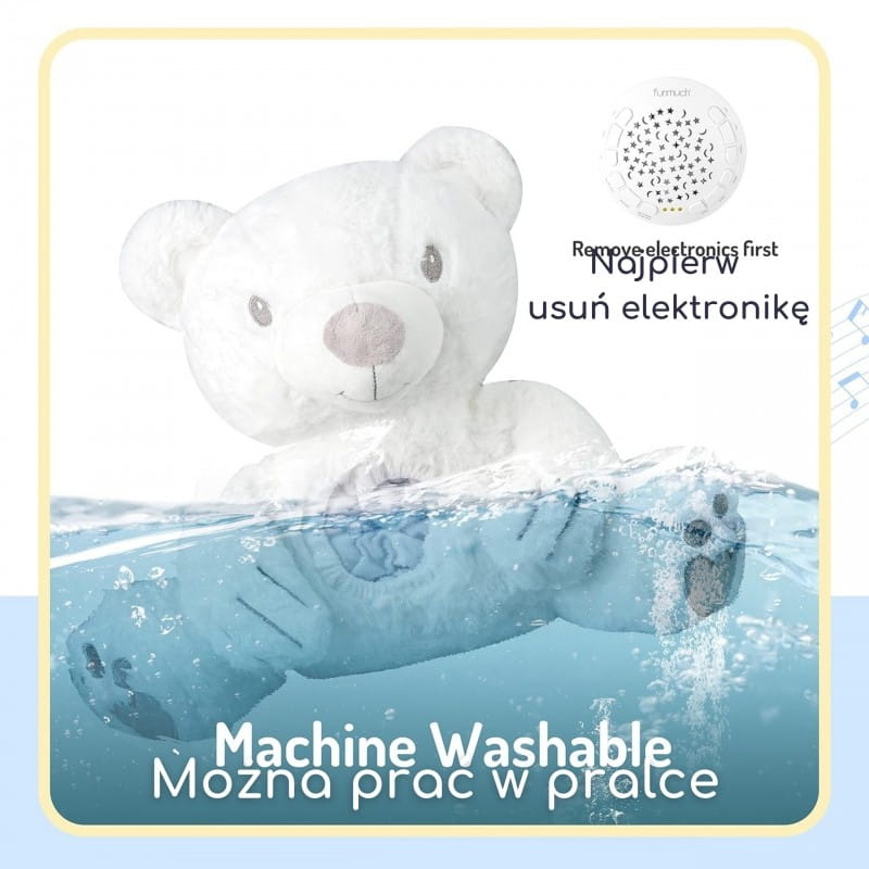 WOOPIE BABY Przytulanka Miś z Projektorem Uspokajacz 15 Melodii