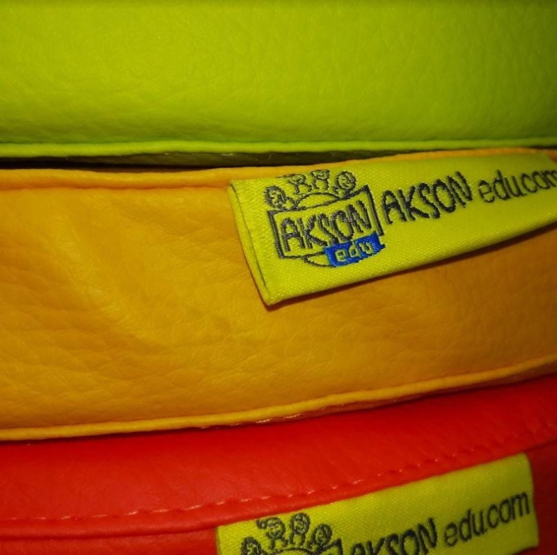 Poduszki EKOSKÓRA wysokość  6 cm zestaw Liczby 1-10 AKSON