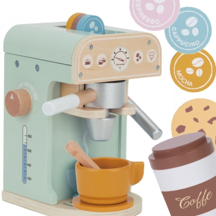 WOOPIE GREEN Drewniany Ekspres do Kawy Cukiernia Barista 25 el.