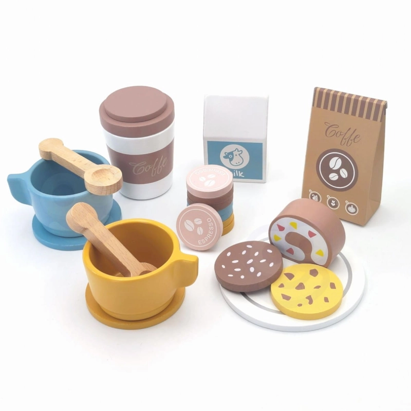 WOOPIE GREEN Drewniany Ekspres do Kawy Cukiernia Barista 25 el.