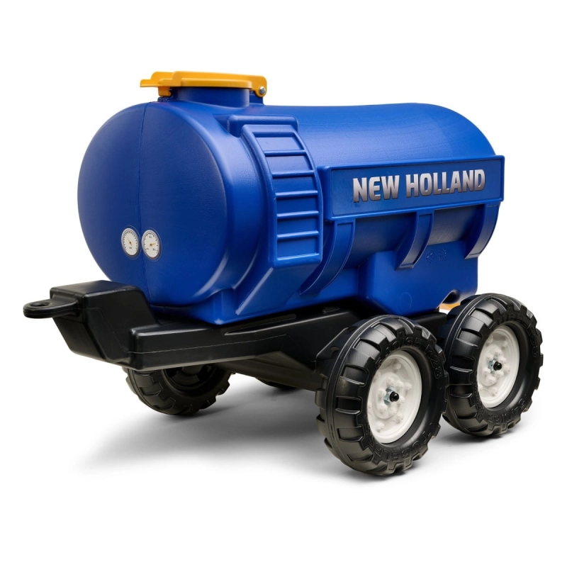 FALK Przyczepa Cysterna Beczkowóz z Kranem New Holland Niebieska
