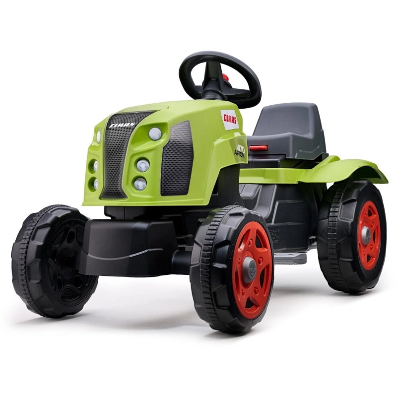 FALK Traktor na Pedały Claas Arion 470 z Przyczepą i Otwieraną Maską 2-6 lat