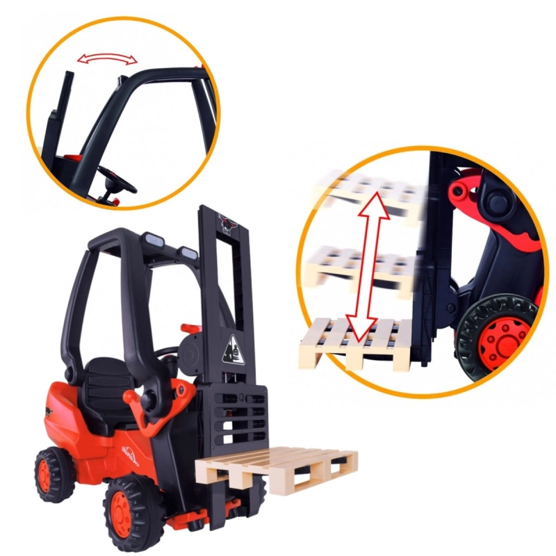 BIG Wózek Widłowy Na Pedały Linde Forklift