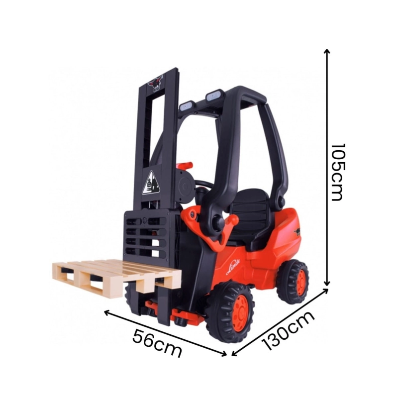 BIG Wózek Widłowy Na Pedały Linde Forklift