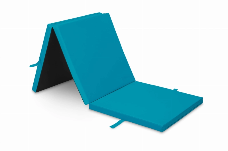 Materac rehabilitacyjny do gimnastyki 180×60×5 cm wyrób medyczny ESCASPER – turkusowy