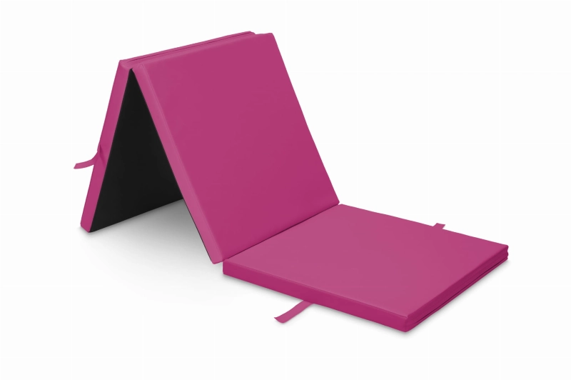Materac rehabilitacyjny do gimnastyki 180×60×5 cm wyrób medyczny ESCASPER – różowy