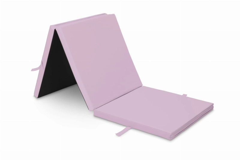 Materac rehabilitacyjny do gimnastyki 180×60×5 cm wyrób medyczny ESCASPER – wrzosowy- pudrowy róż