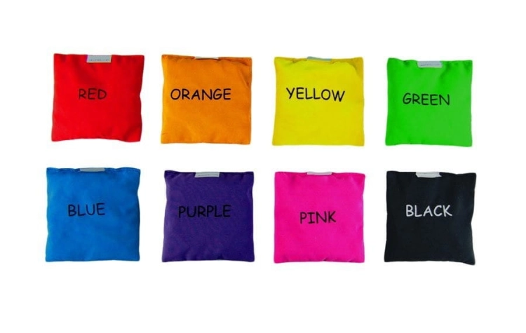 Woreczki gimnastyczne Akson  ZESTAW COLOURS