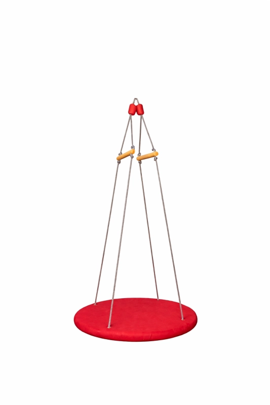 Okrągła platforma do integracji sensorycznej Round Medium – kolor czerwony.