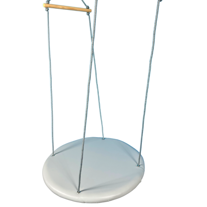 Szara okrągła platforma do terapii SI Round Medium.