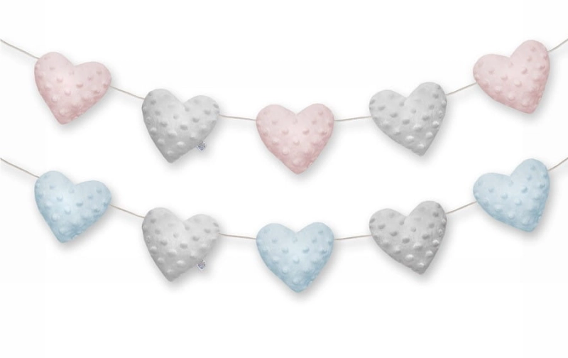 Dream Pillows girlanda pluszowa AKSON serca