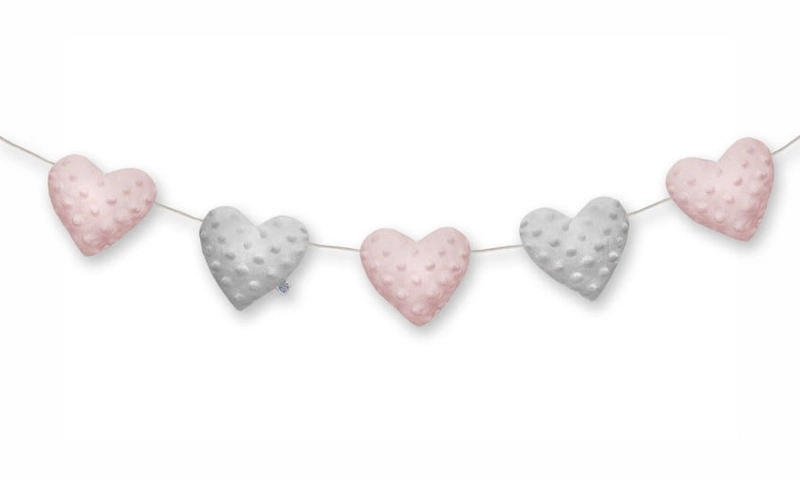 Dream Pillows girlanda pluszowa AKSON serca